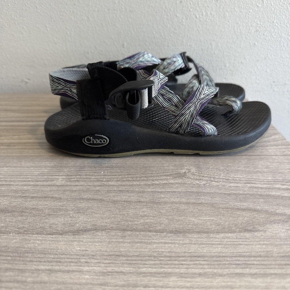 Chaco Womens Z/Cloud X2 Strappy Sandals Black Purple Size 8